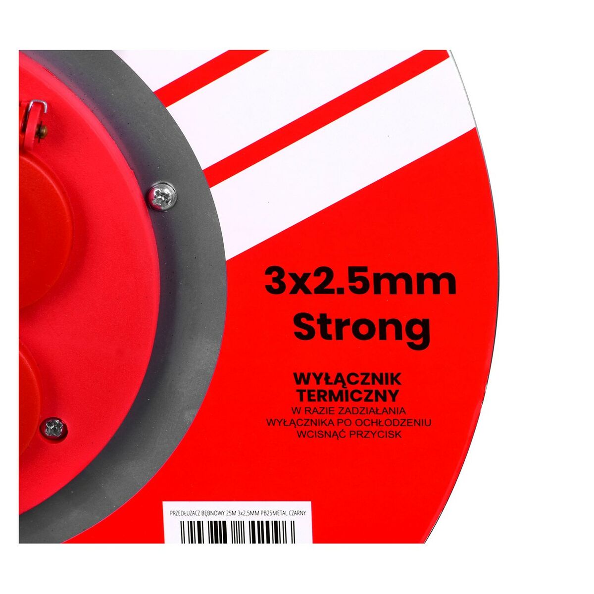 Cable alargador Vertex PB25METAL Negro 25 m